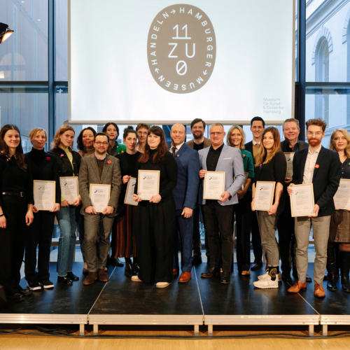 Certificate ceremony at the Museum für Kunst und Gewerbe Hamburg (MK&G)