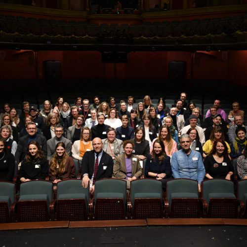 Transformarys and friends together at the Munich Kammerspiele theater; ©Bayern Innovativ GmbH/ Gabriela Neeb